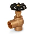 Everflow SWT Globe Style Angle Stop Valve, Brass 3/4" 74341-NL